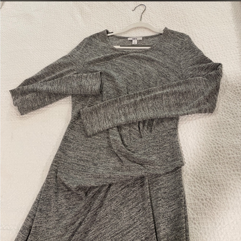 Bar III Long Sleeve Wrap Dress